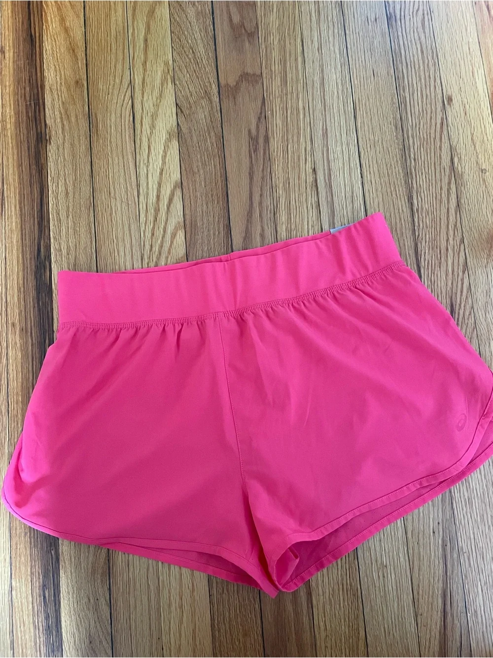 ASICS Women's Hot Pink Athletic Running Shorts Large
